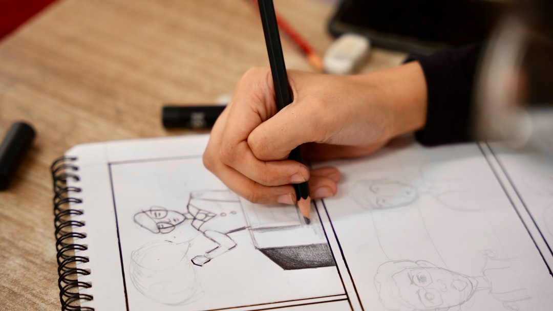 Illustration of AI technology in education