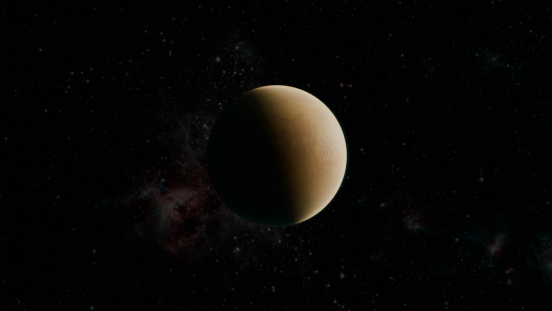 Artistic representation of exoplanet discovery