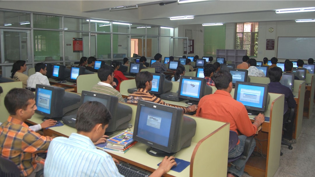 students attending online classes via Zoom