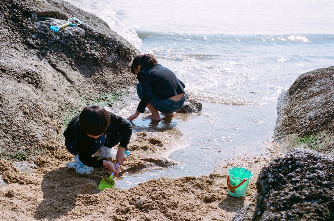 Archaeologists examining the Beachy Head Woman's skeleton on site