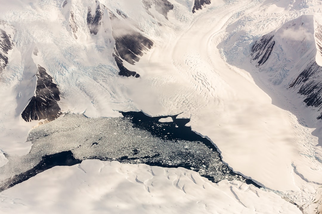 satellite image of Antarctica showing the hidden landscape