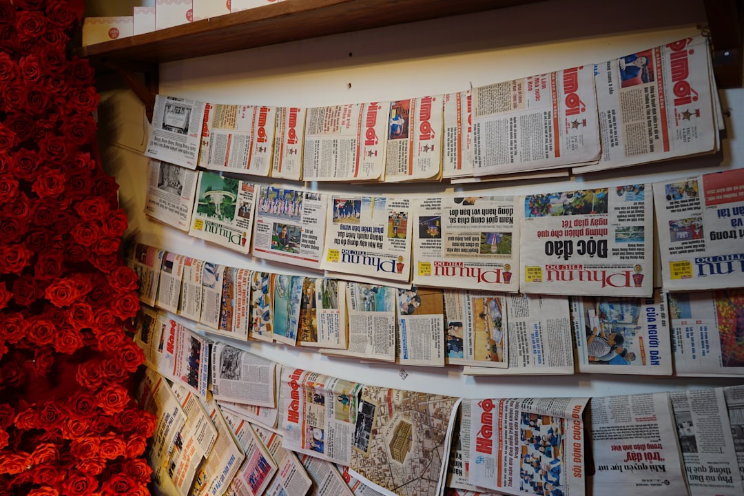 A bustling newsroom at CBS News