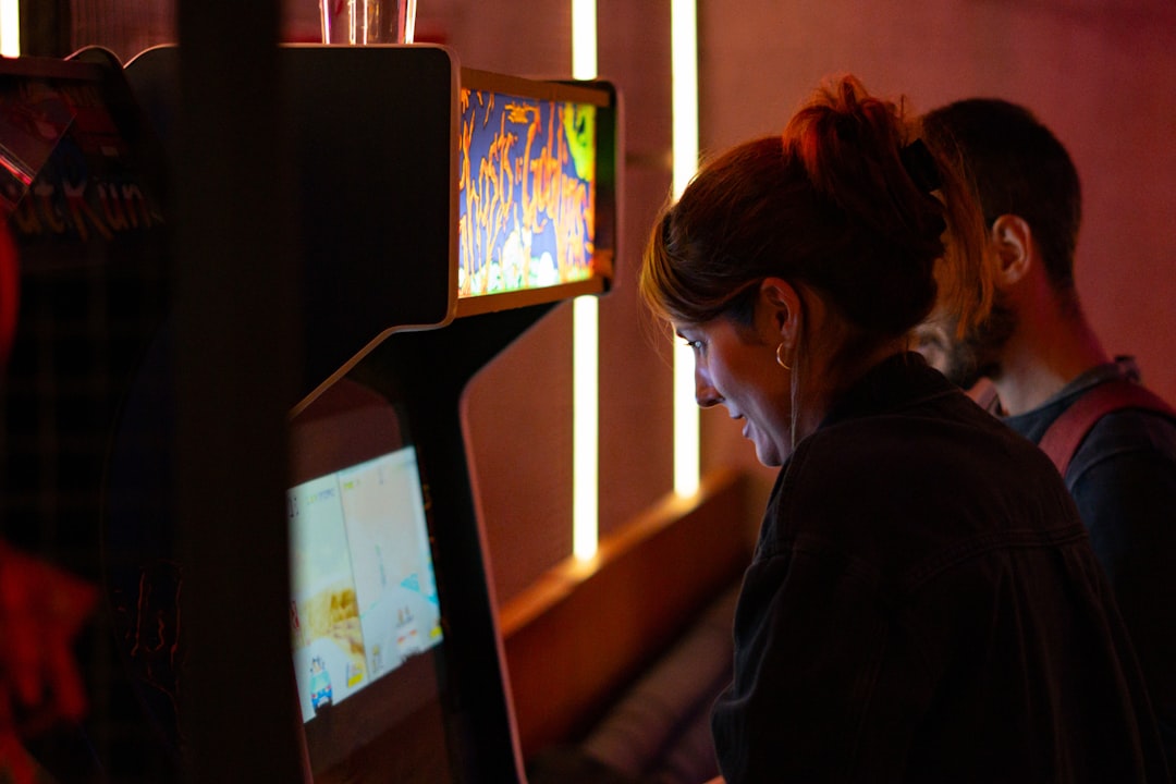A player deeply engrossed in solving a puzzle in TR-49