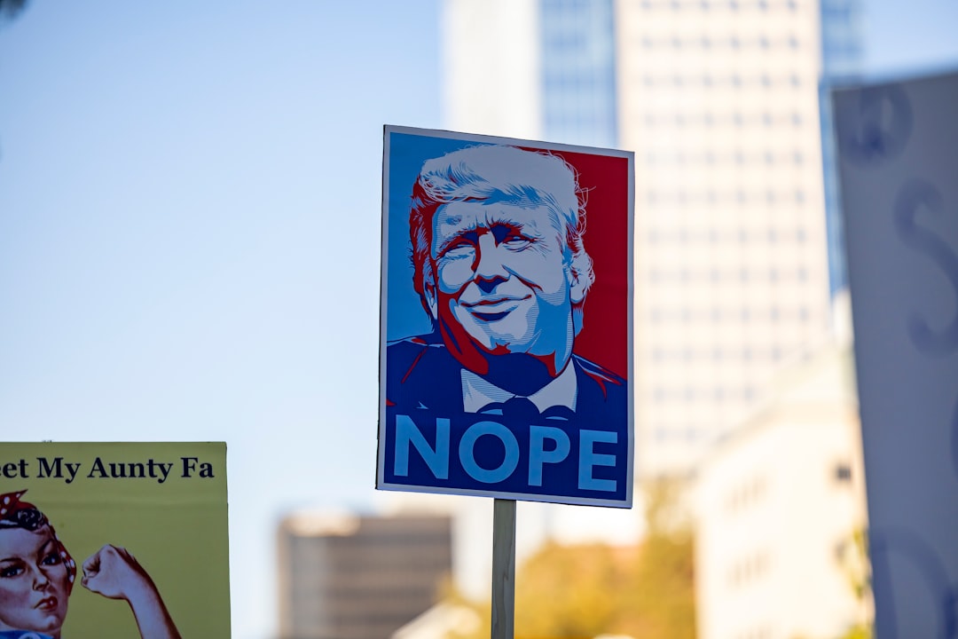President Trump speaking at a recent economic policy briefing