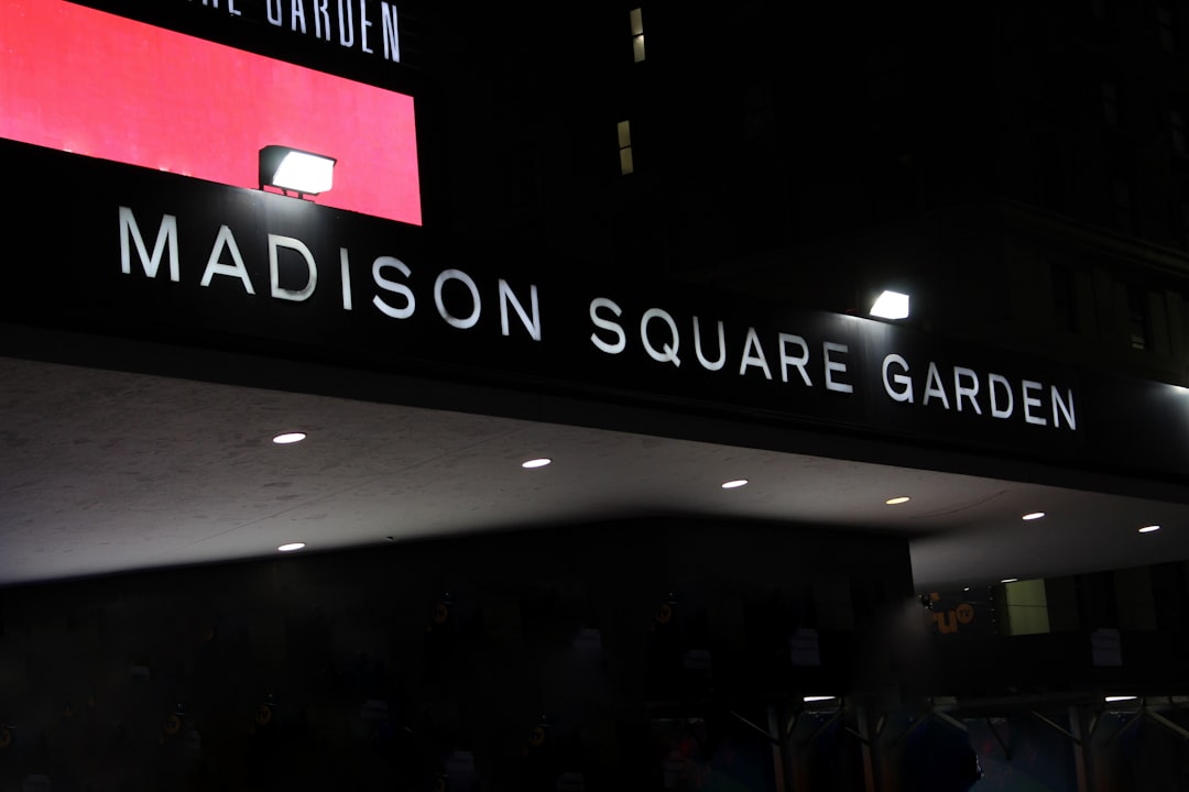 A packed Madison Square Garden with fans eagerly watching the fight