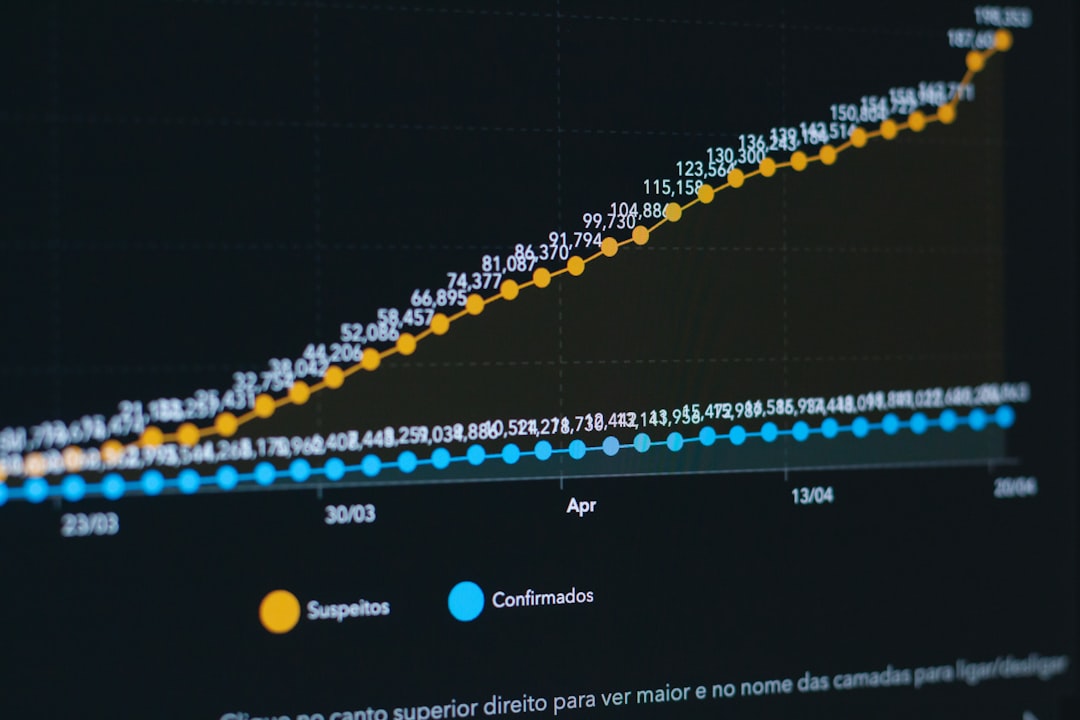 A graph depicting rising global temperatures over the decades