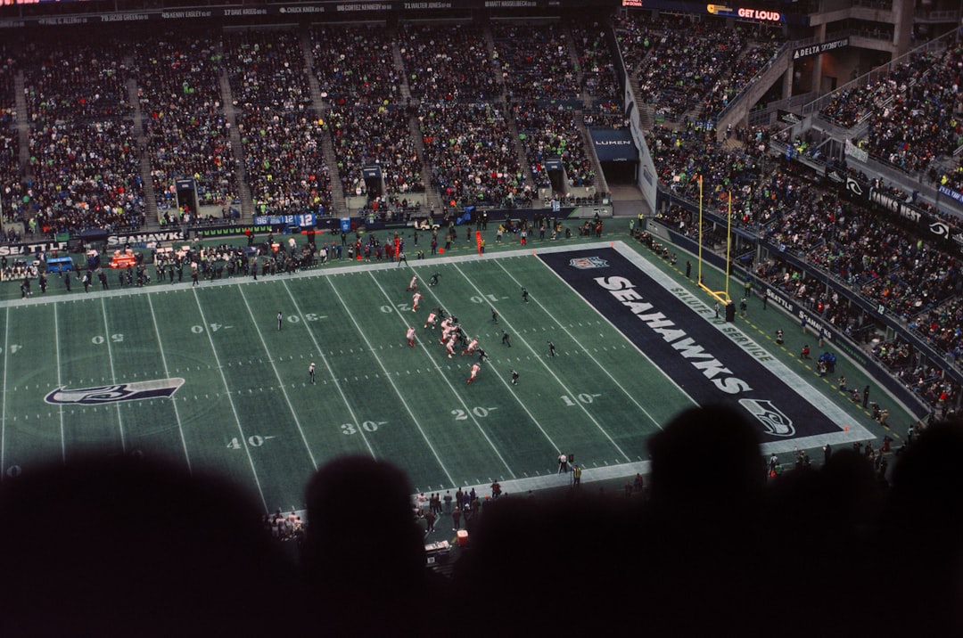 Seahawks quarterback in action