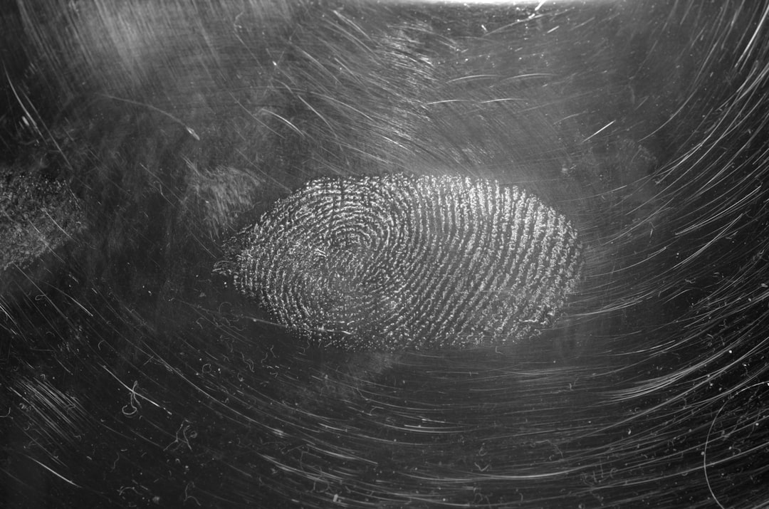 AI analyzing fingerprint patterns