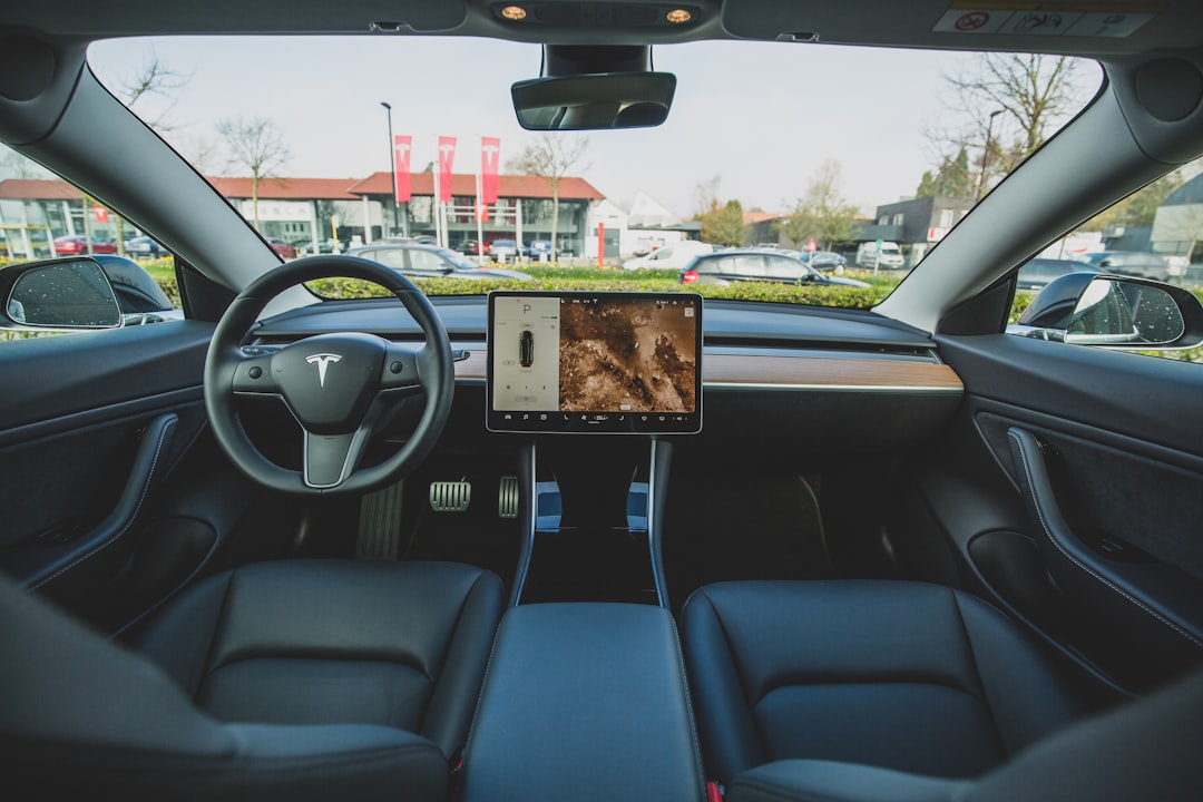 Tesla vehicles on the road