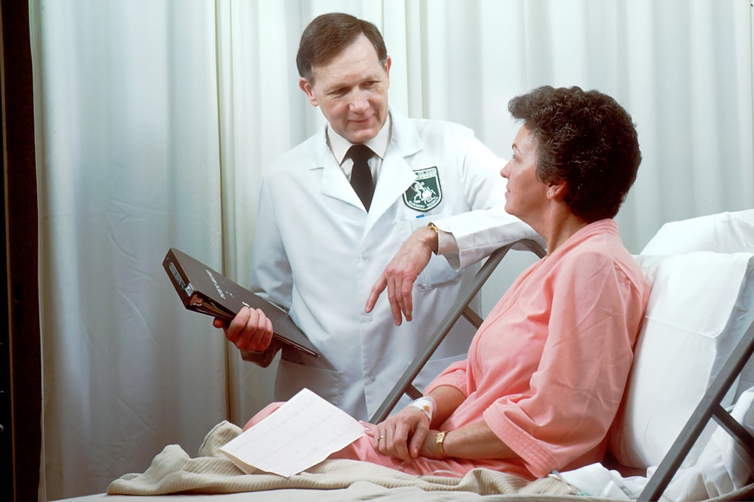 A person receiving medical care, illustrating healthcare reform