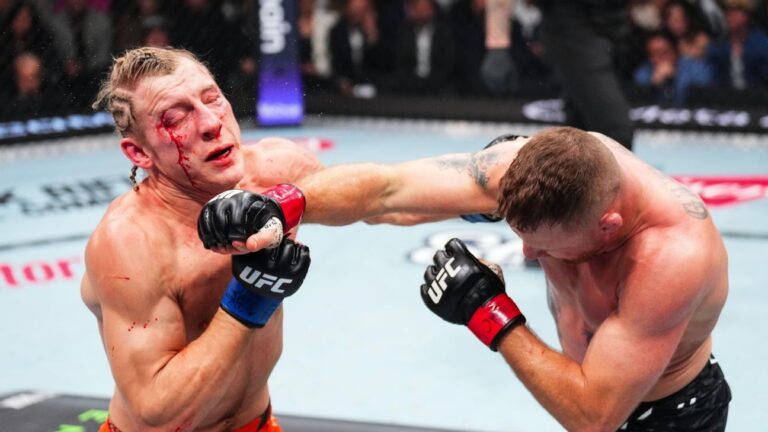 Gaethje Captures UFC Interim Title in Epic Bout with Pimblett