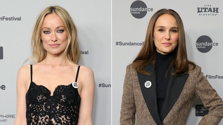 Olivia Wilde, Natalie Portman Protest ICE at Sundance