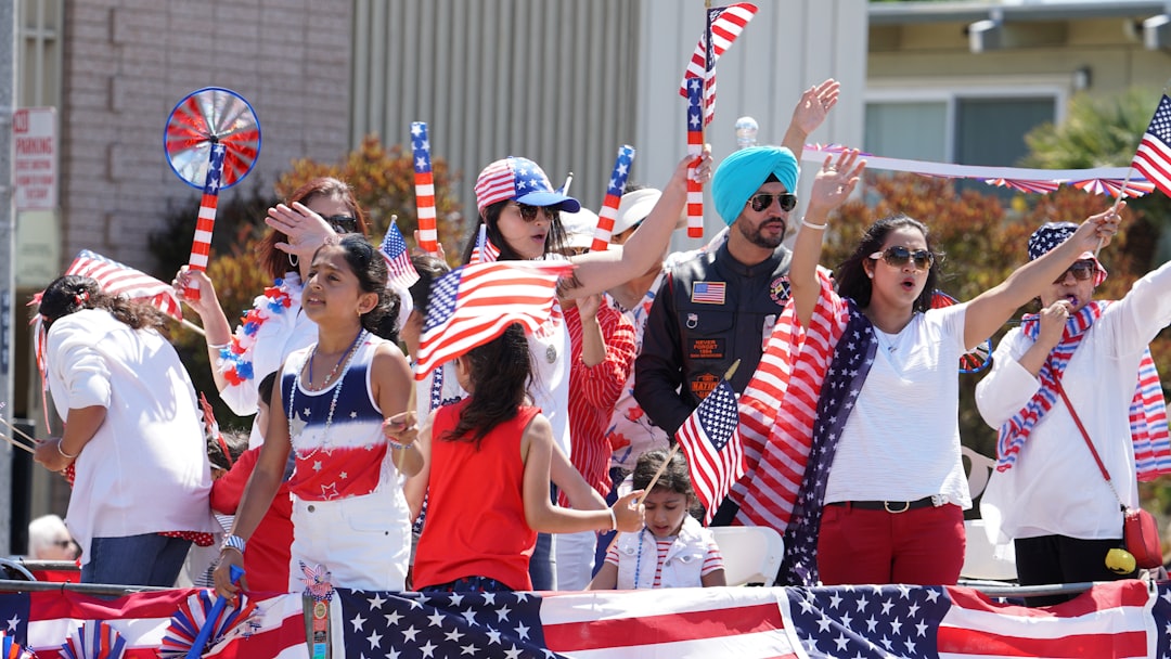 Fans celebrating in a stadium