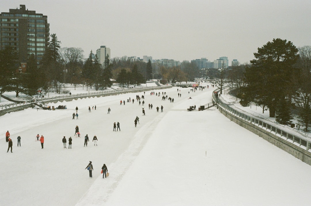 Protestors marching in snowy Minnesota streets