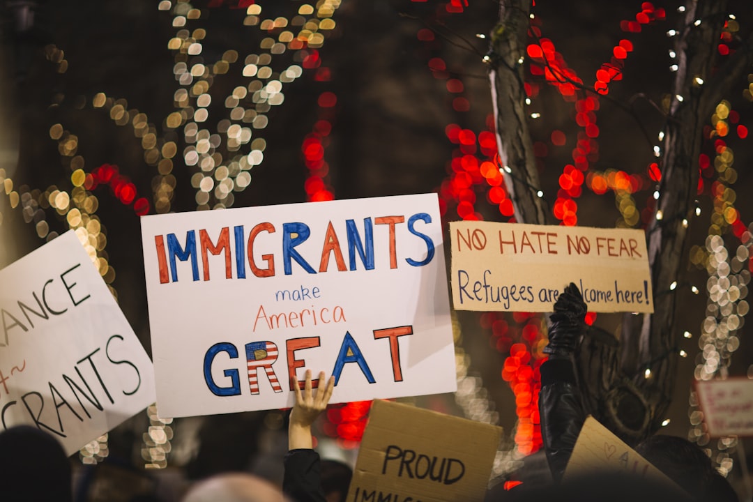 A protest against immigration policies in Washington, D.C.
