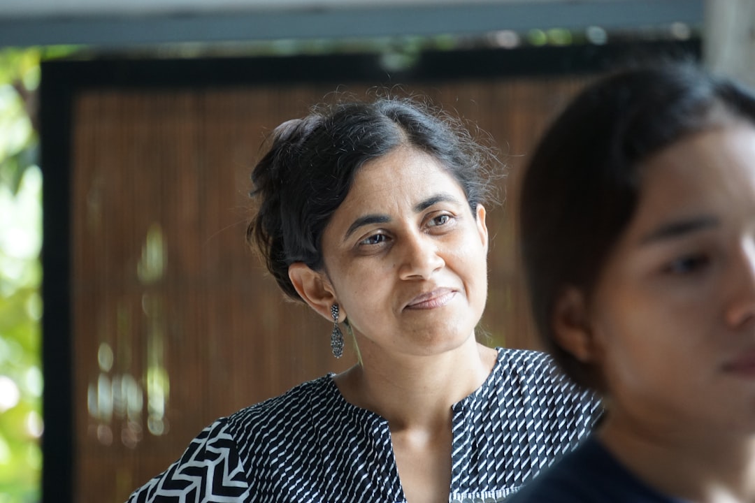 Maya Shankar discussing her book with an audience